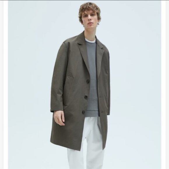 Zara Button Down Trench Coat - Picture 2 of 7